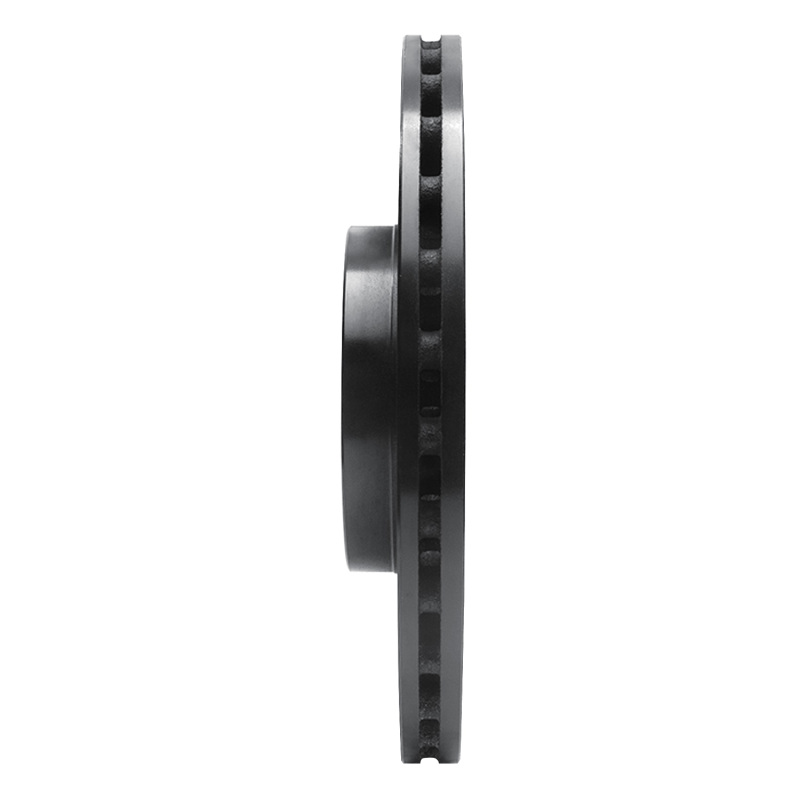 Alfa Romeo 164 Brake Rotor (1) - Front Right - R1 Concepts - Drilled & Slotted - Black - `91-`20